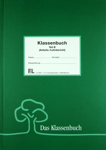 Klassenbuch FOS Teil B wochenweise, gebunden