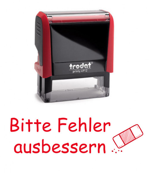 Motivationsstempel Fehler ausbessern