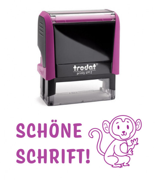 Motivationsstempel Schöne Schrift