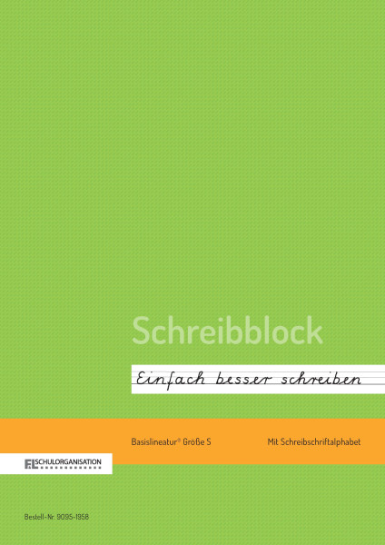 Schreibblock Lineatur S Einfach besser schreiben