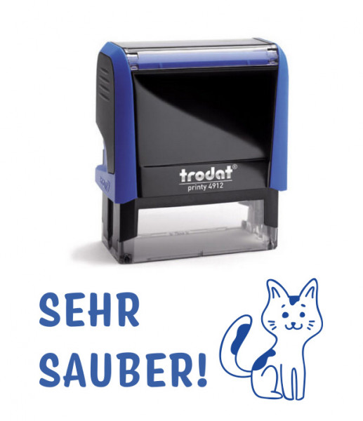 Motivationsstempel Sehr sauber